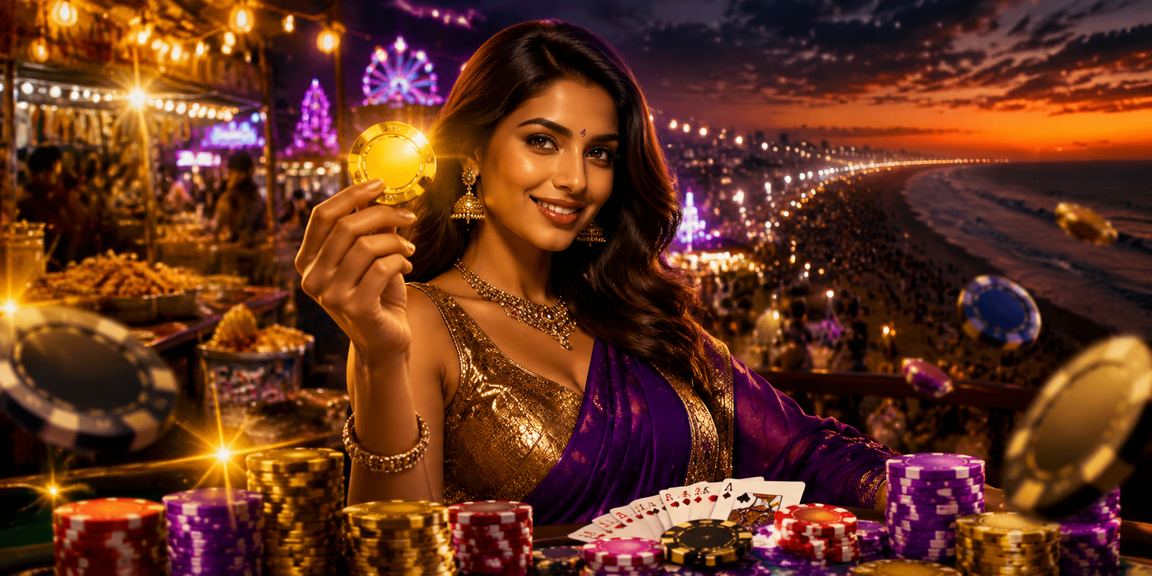 Teen Patti card game table setup